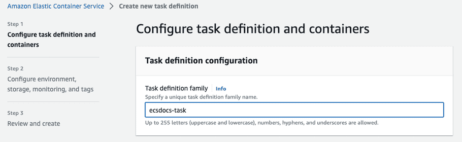 Task Definition
